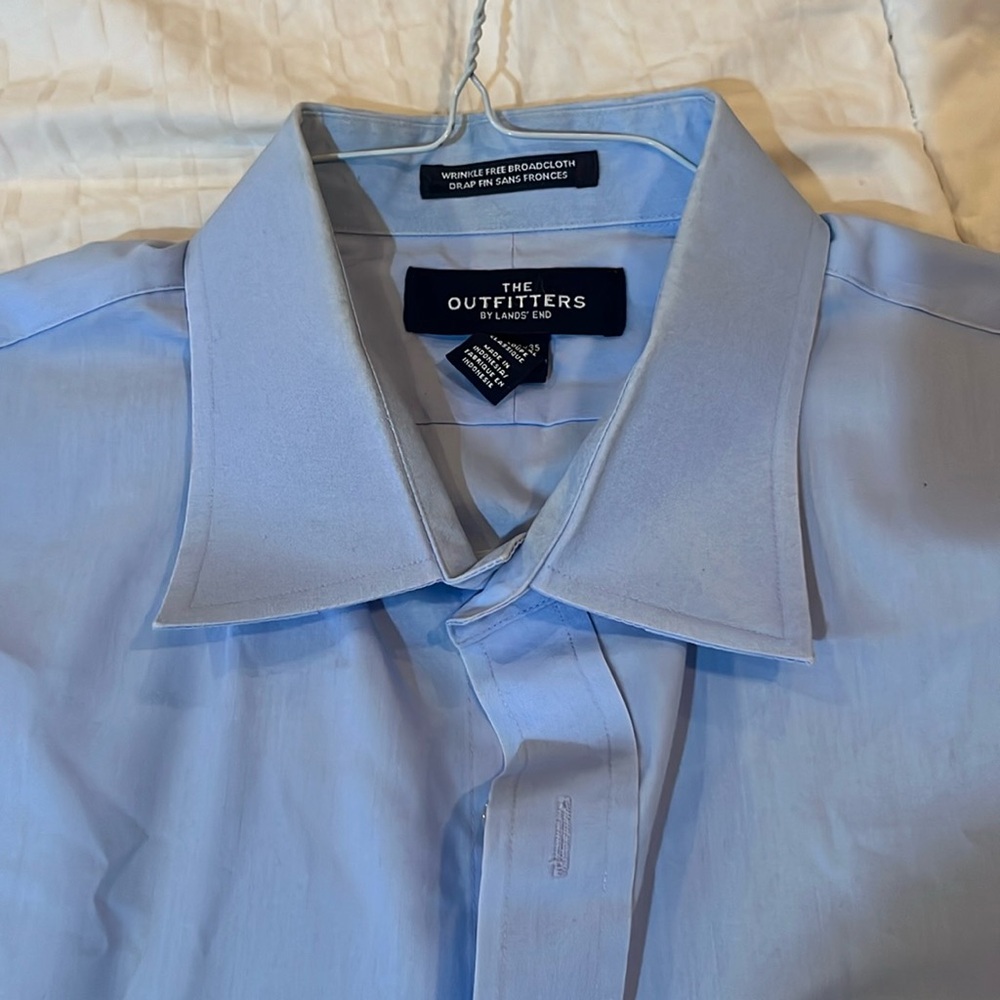 The outfitters by lands and long sleeve button up top